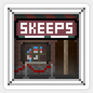 "Skeeps" - WHITE BORDER Sticker